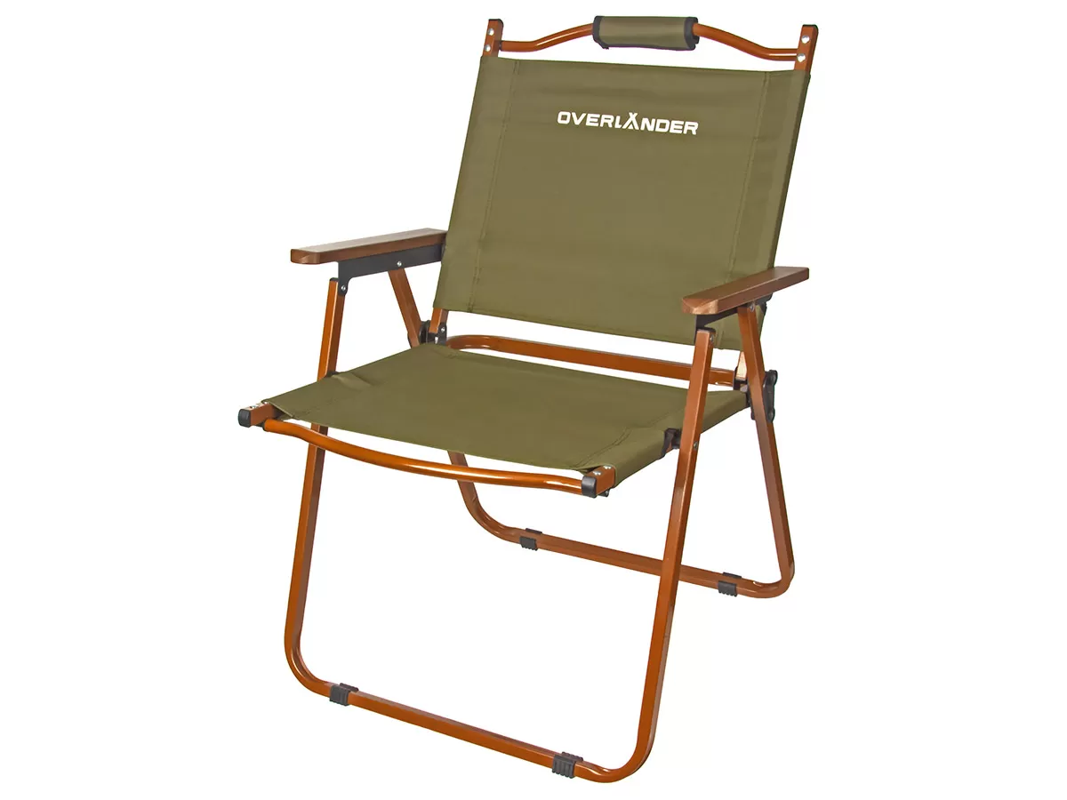 Кресло туристическое складное Overlander нагрузка 150 кг полиэстер зелёное