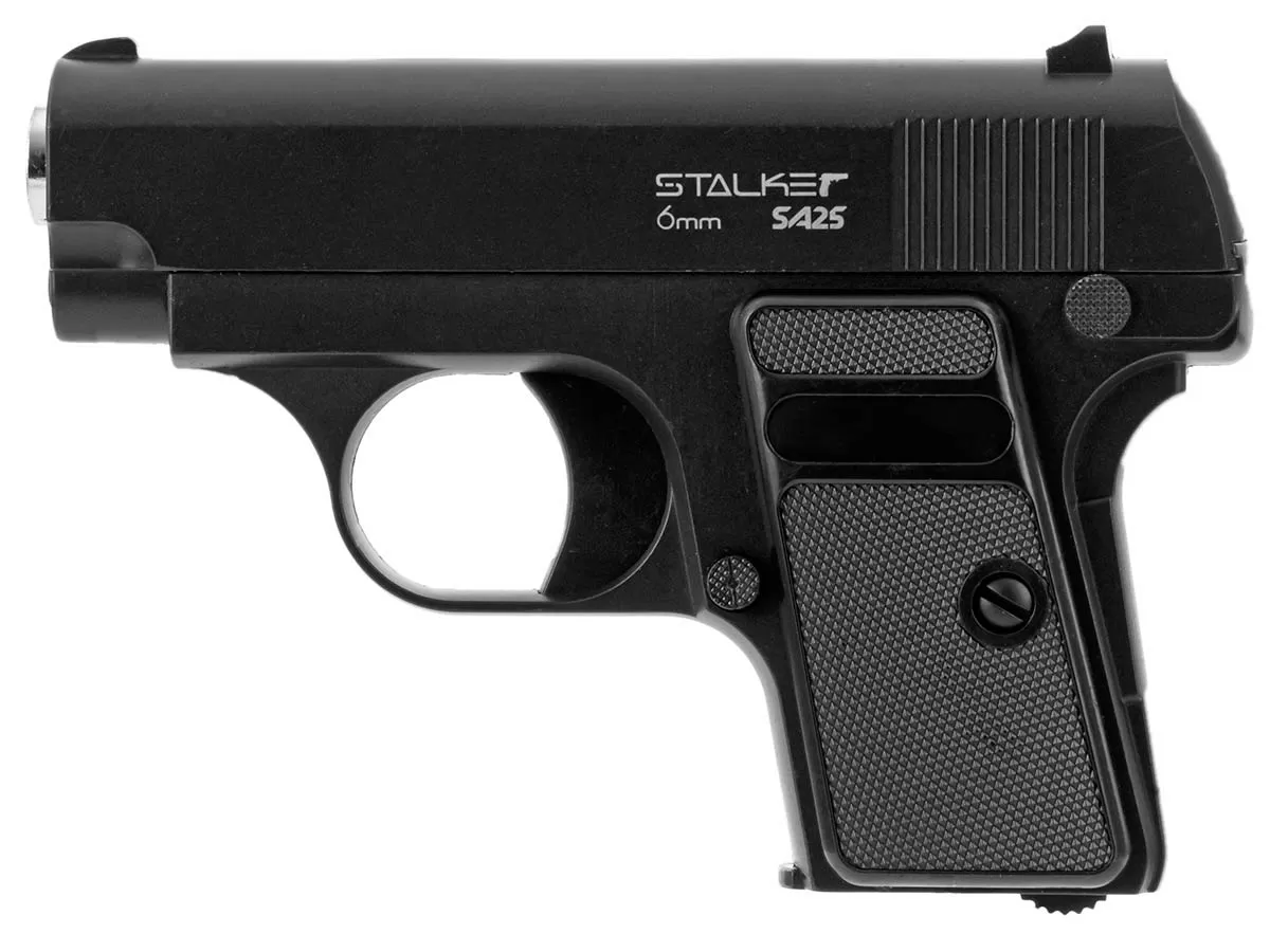 Пистолет пневматический Stalker SA25 Spring (Colt Model 1908), к.6мм
