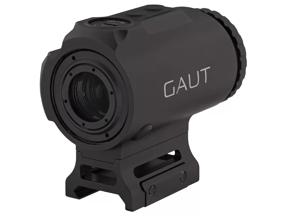Прицел призматический Gaut Sapphire 1x18, HD, подсветка красная, Picatinny