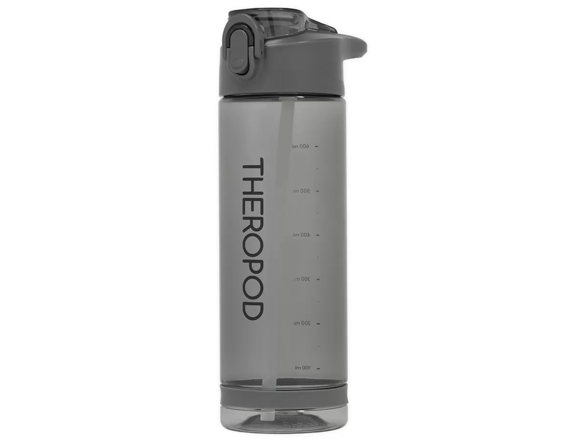 Бутылка для воды THEROPOD TP-23 0.75L, тритан, цвет прозрачно-чёрный