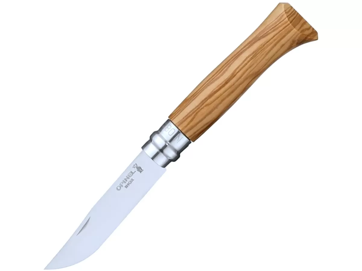 Нож складной Opinel Luxury Olive Wood 08,нержавеющая сталь,оливковое дерево