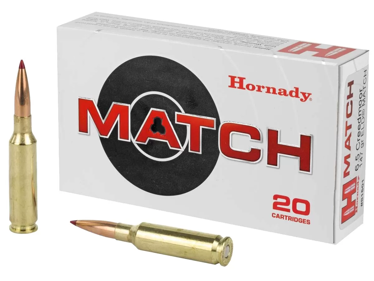Патрон 6.5 Creedmoor Hornady ELD Match 9.53г/147gr (20 штук)