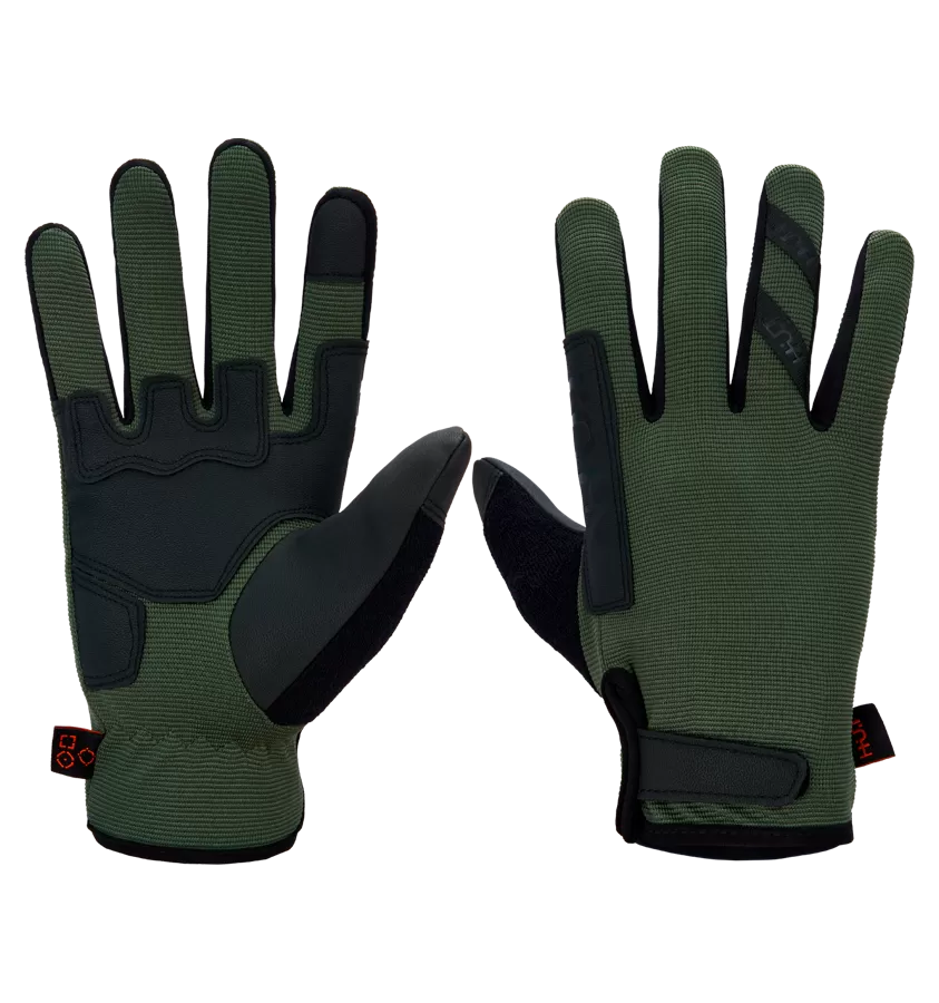 Перчатки H.U.T., мужские, без утеплителя, хаки
