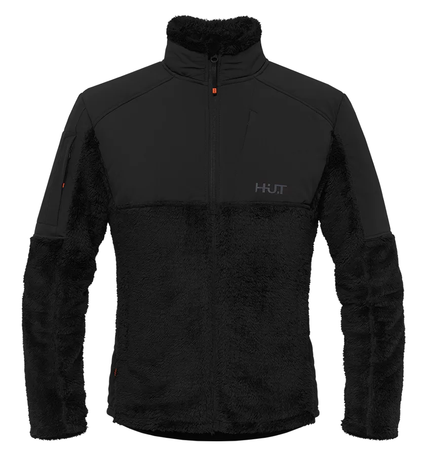 Джемпер мужской H.U.T. Boron, флисовый High Loft, чёрный