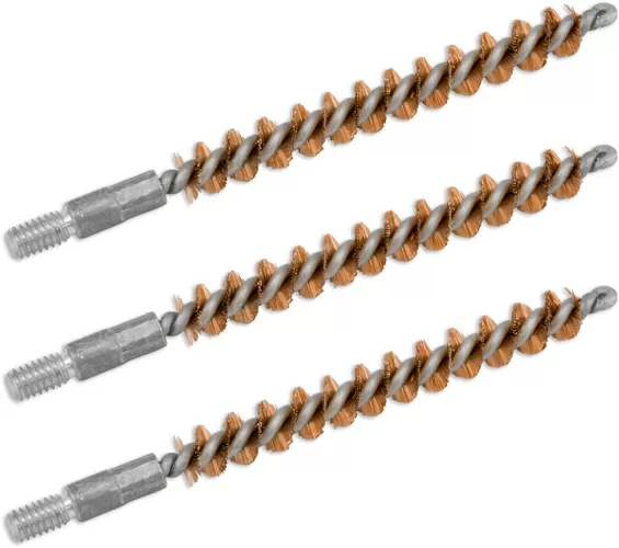 Ерши Bore Tech щетинные, калибр.243 (6мм) бронза 3 шт, резьба 8/32 (Папа)