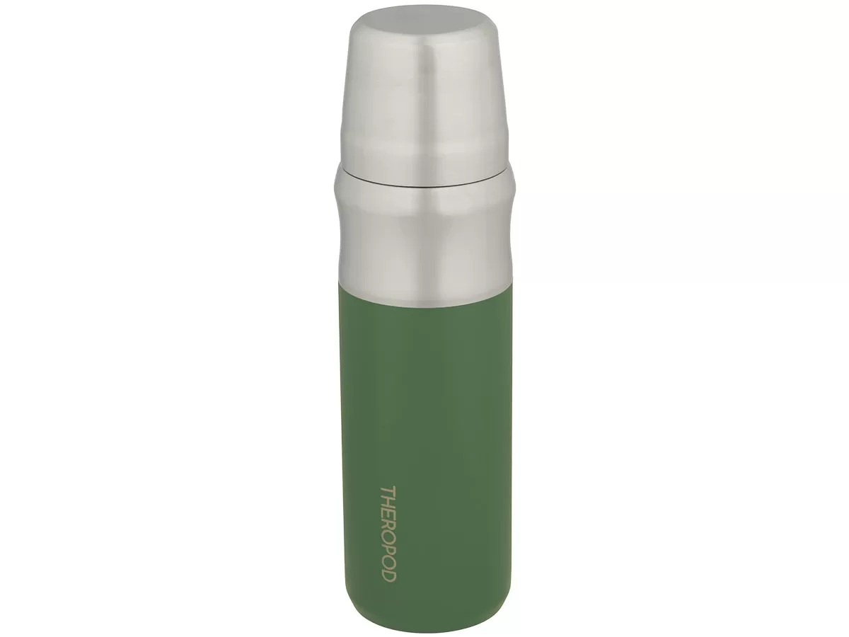 Термос для напитков THEROPOD TP-23-600-G 0.6L, нержавеющая сталь, зелёный