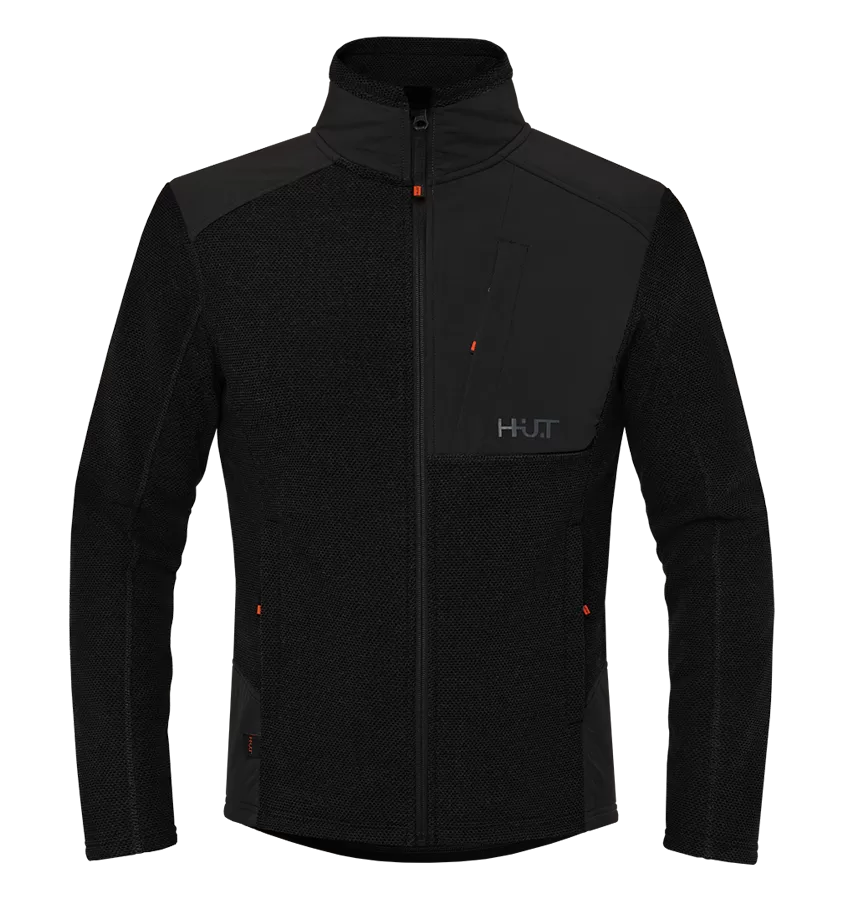 Джемпер мужской H.U.T. Urman, флисовый, чёрный