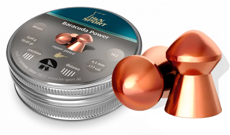 Пульки HN Baracuda Power 4,5 мм (300 шт) 