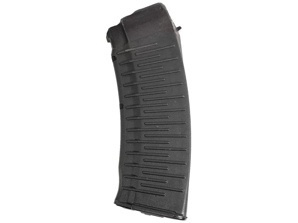 Магазин АК74, АК-12, 5.45x39, 30 патронов, вафля, пластик, чёрный