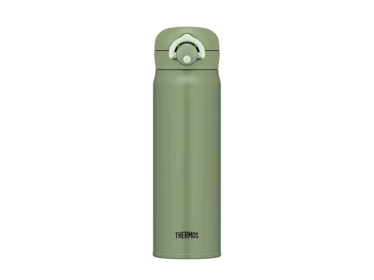 Термокружка THERMOS JNR-601 KKI 0.6L, откидной механизм, хаки