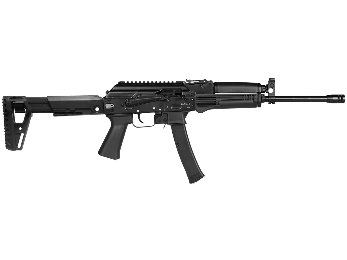 Сайга-9 исп. 02; 9x19; 367 мм; приклад АК-ЭВО