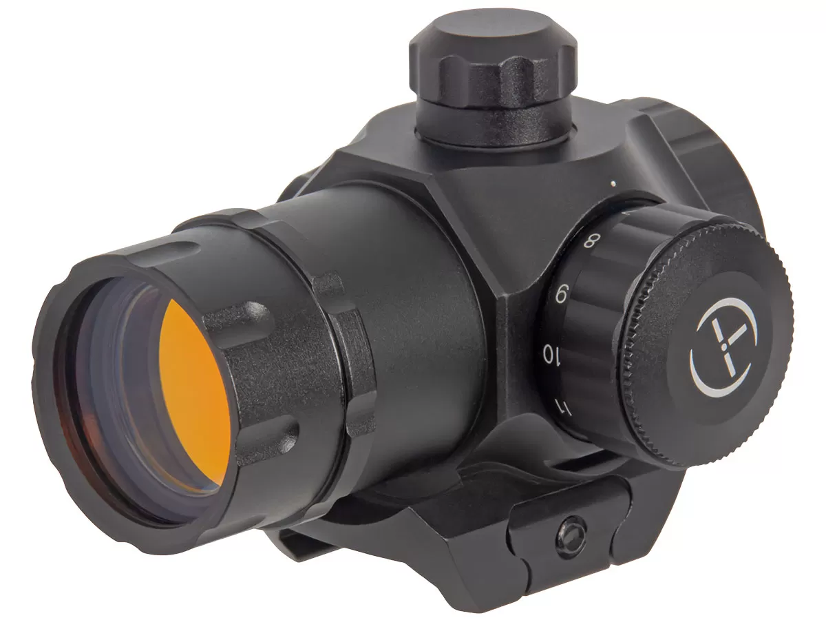Коллиматор Target Optic 1x21, Weaver, красная марка, точка 2 MOA