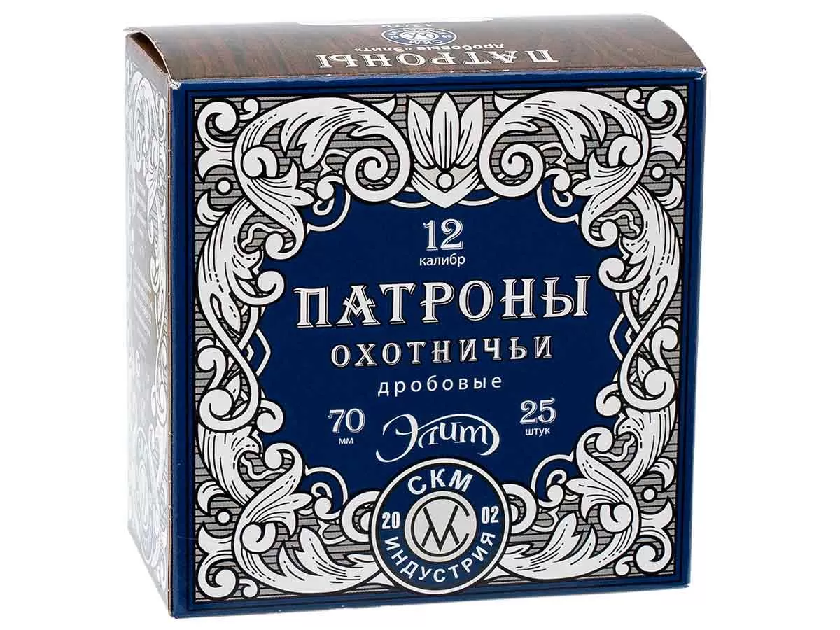 Патрон 12/70 дробь 3 (36г) БИО СКМ Элит (25 штук)