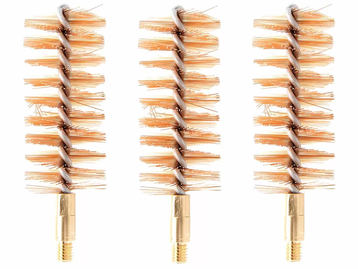 Набор ёршиков ShotTime, щетинные (бронза), 3 шт., кал. 12, резьба M5 (Папа)