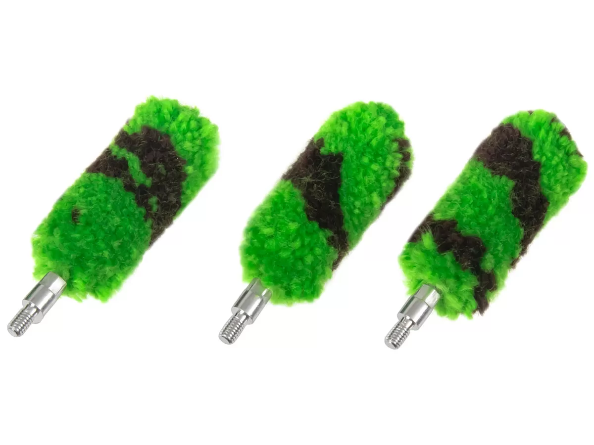 Набор ёршиков ShotTime, пуховки (шерсть),3 шт., калибр 12, резьба M5 (Папа)