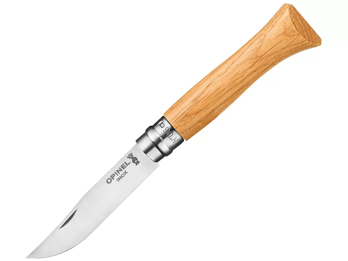 Нож складной Opinel Luxury Oak 06, нержавеющая сталь, дуб