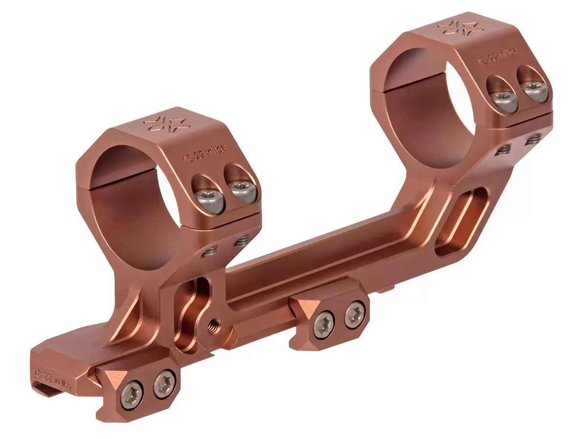 Кронштейн Vector Optics 1-Piece Extended Picatinny AR Mount 30мм 20 MOA FDE