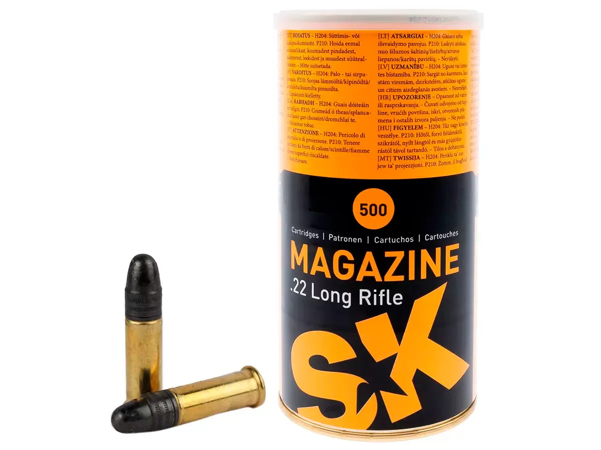 Патрон 22 LR Magazine SK 2.59г/40gr Lapua (500 штук)