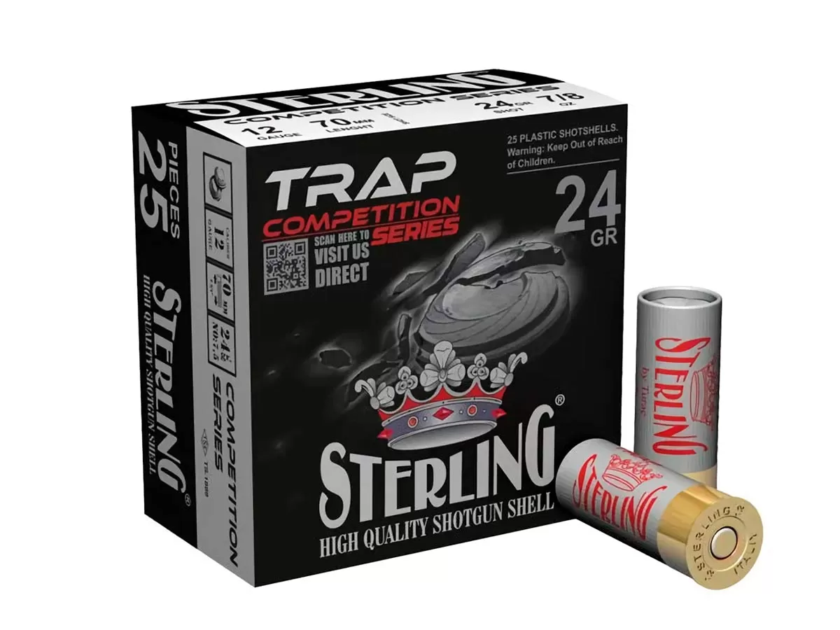 Патрон 12/70 дробь 7.5 (24г) Sterling Trap (25 штук)
