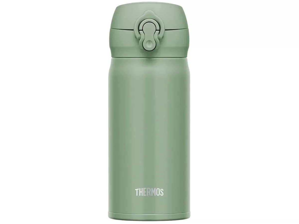 Термокружка THERMOS JNL-356 SMKKI 0.35L, откидной механизм, оливковый