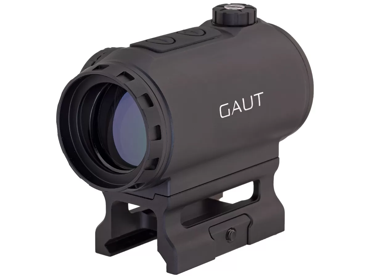 Коллиматор Gaut Tourmaline 1x25, закрытый, точка 3 МOA зелёная, Weaver