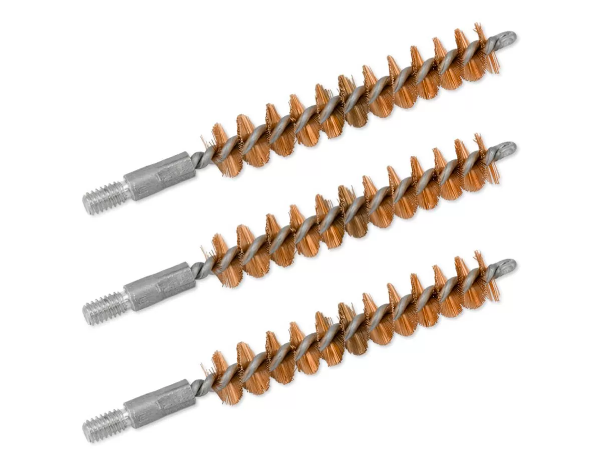 Ерши Bore Tech щетинные, калибр.338 (8,5мм) бронза 3шт, резьба 8/32 (Папа)