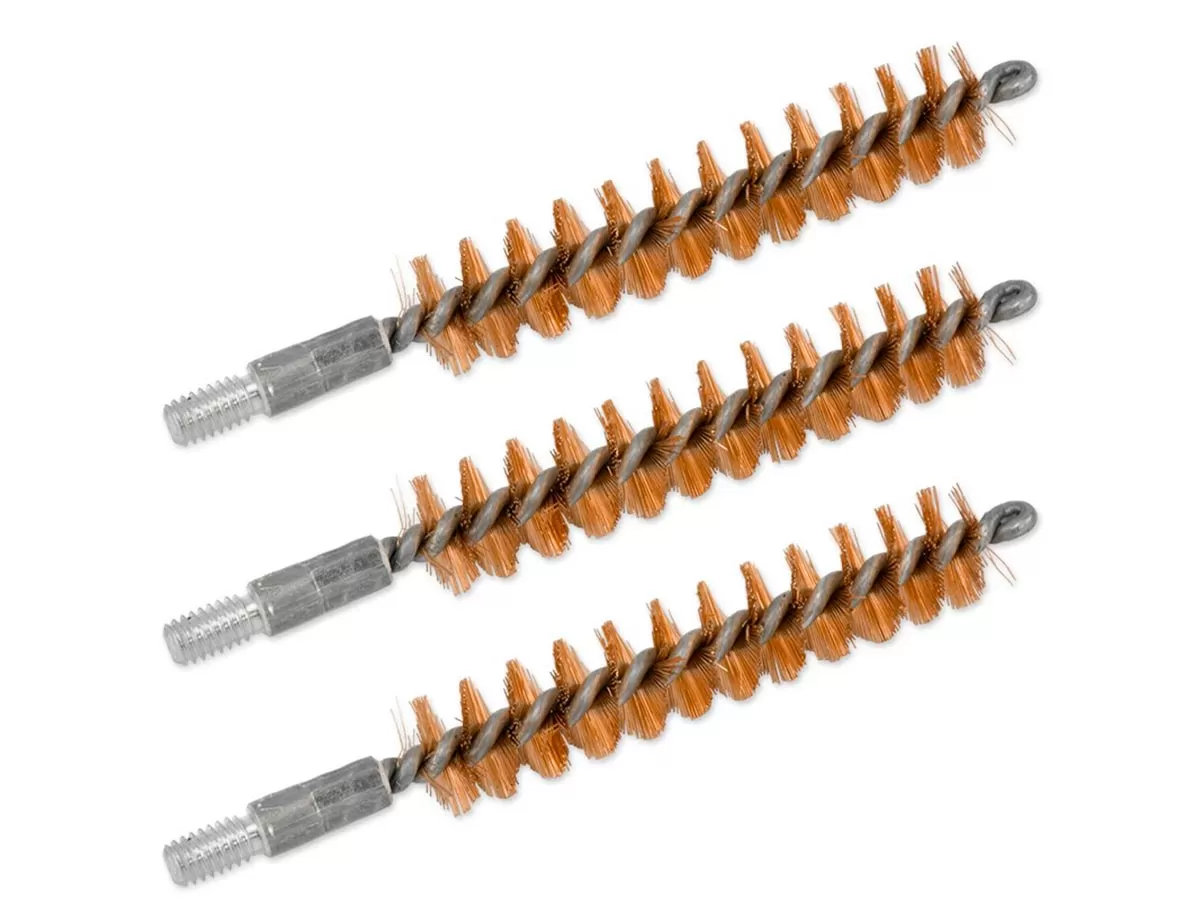 Ерши Bore Tech щетинные, калибр.375 (9,5мм) бронза 3шт, резьба 8/32 (Папа)
