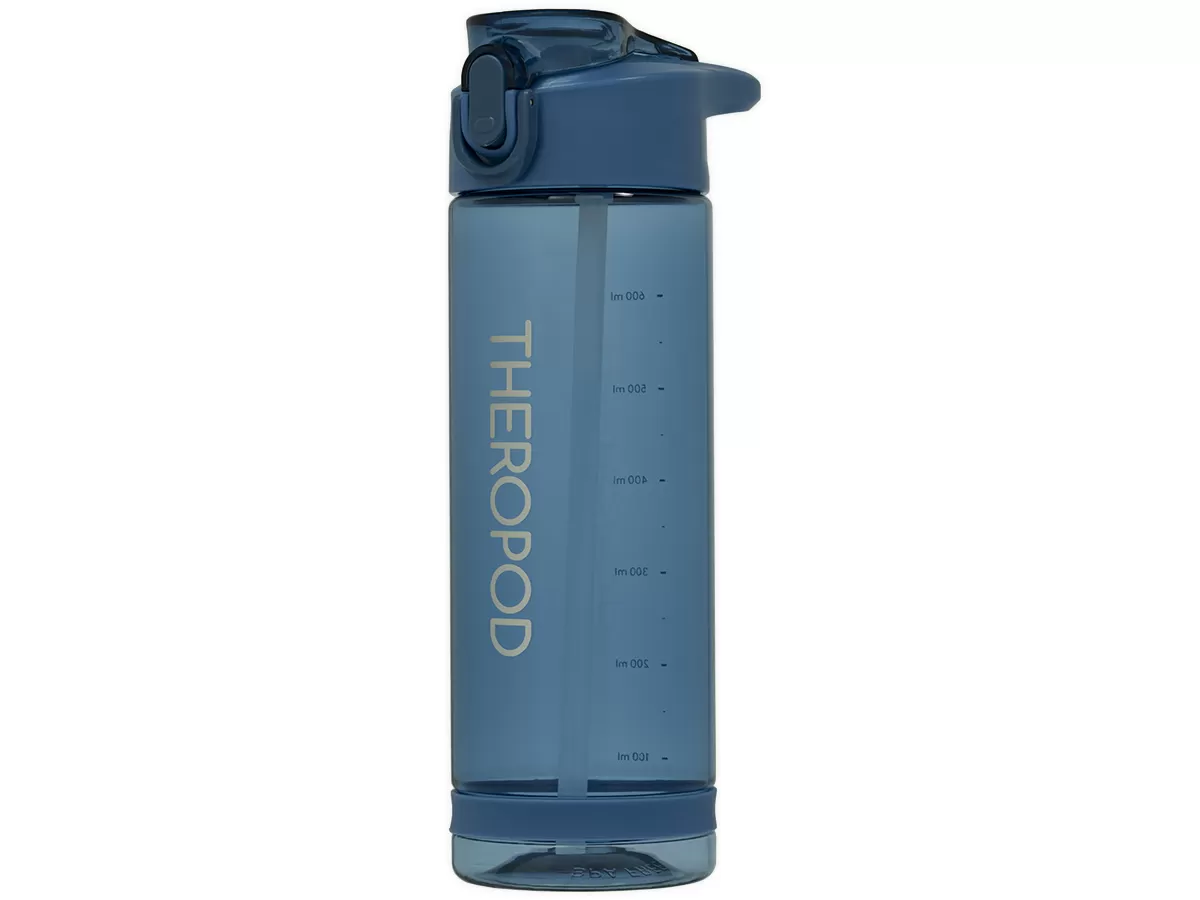Бутылка для воды THEROPOD TP-23 0.75L, тритан, цвет прозрачно-синий