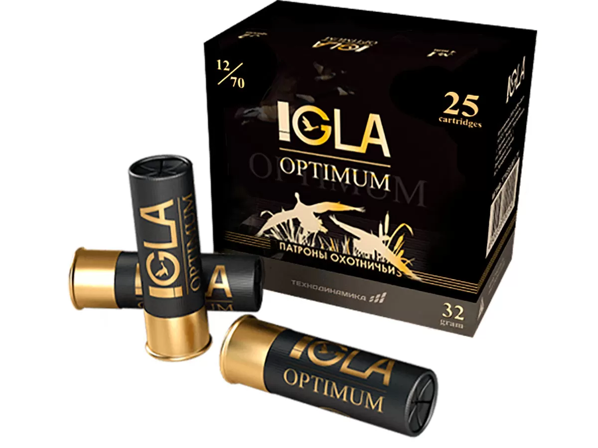 Патрон 12/70 дробь 00 (32г) IGLA Optimum (25 штук)