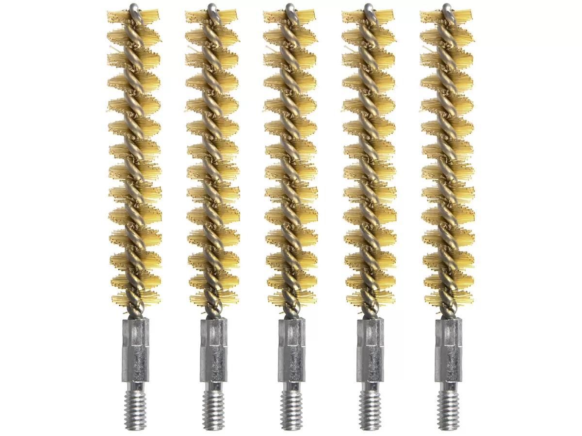 Набор ёршиков ShotTime, щетинные (пластик),5 шт,калибр .30 резьба 8/32 Папа