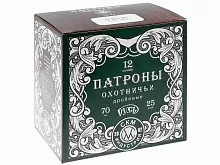 Патрон 12/70 дробь 0 (33г) БИО СКМ Русь (25 штук)