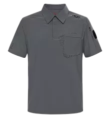 Поло мужское H.U.T. Kevat, серое