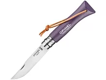 Нож складной Opinel Bushwhacker Purple Gray 06, нержавеющая сталь,пурпурный