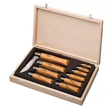 Набор ножей Opinel серии Tradition 02-12 - 10шт., углеродистая сталь