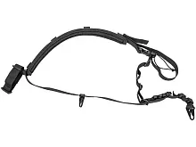 Ремень тактический Wartech TS-112-BK, трёхточечный, универсальный, чёрный