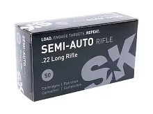 Патрон 22 LR SEMI-AUTO Rifle SK 2.59г/40gr Lapua (50 штук)