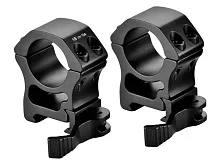 Кольца Target Optic 25,4мм на Picatinny, быстросъёмные, средние, BH=29,8мм