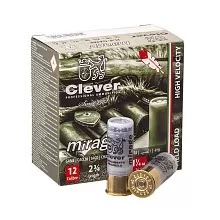 Патрон 12/70 дробь 1 (3.7мм) (36г) Clever (25 штук)