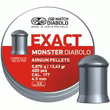 Пульки JSB Exact monster diablo 4,5 мм (4,52) (400 шт)