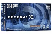 Патрон 30-06 Sprg. Federal Power Shok SP 8.1г/125gr (20 штук)