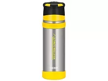 Термос для напитков THERMOS FFX-501 CS 0.5L, стальной/жёлтый