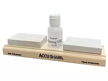 Набор для заточки ножей AccuSharp Arkansas Whetstone Combination