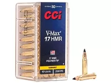 Патрон 17 HMR CCI V-Max 1.1г/17gr (50 штук)