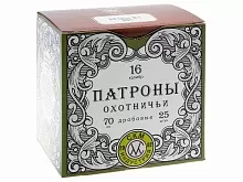 Патрон 16/70 дробь 1 (30г) СКМ (10 штук)