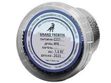 Дробь свинцовая охотничья Grand Patron ШОМ 0 (4.25мм), 1.5кг