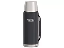 Термос для напитков THERMOS IS-210 GT 1.2L, складная ручка, чёрный