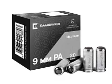 Патрон травматического действия Калашников 9мм PA Maximum (20 штук)