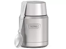 Термос для еды THERMOS ICON IS-300 MS 0,47L, складная ложка, стальной