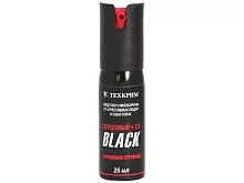 Газовый баллончик аэрозольно-струйный Black (OC+CS) 25мл