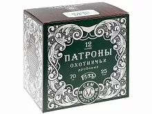 Патрон 12/70 дробь 00 (33г) БИО СКМ Русь (25 штук)